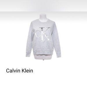 Calvin Klein Jeans Grey Crewneck Sweater Size XS